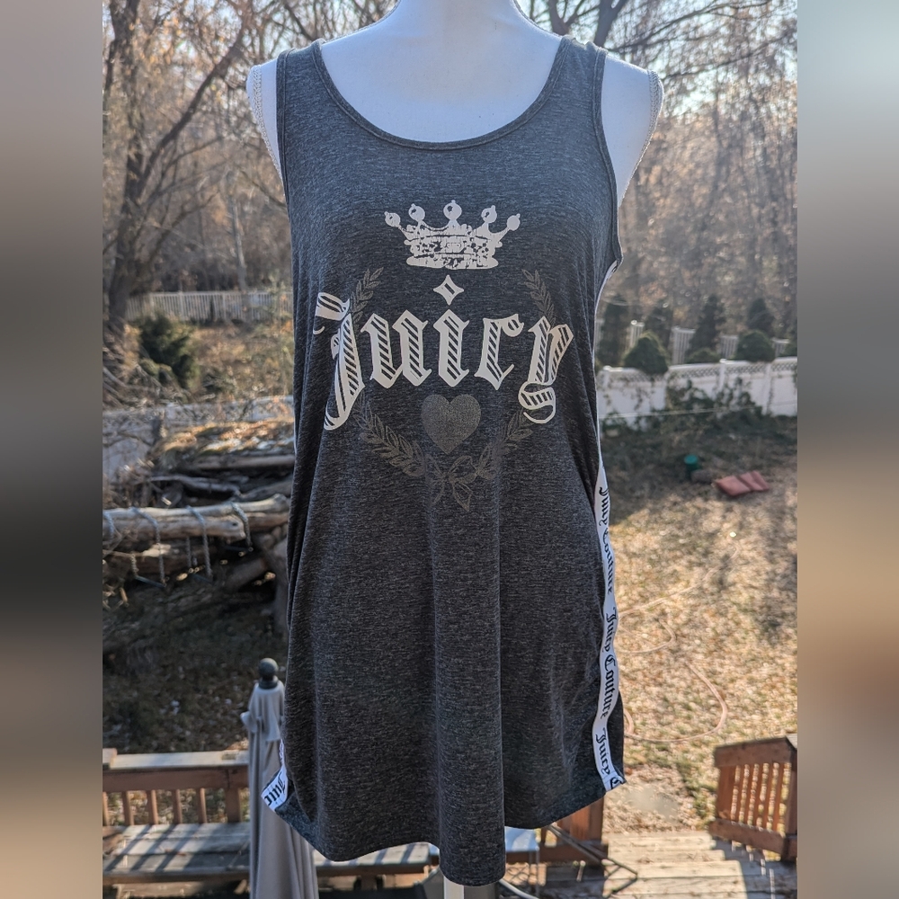 Juicy Couture Razor Back Tank Soft Jersey Mini Dress Size Small